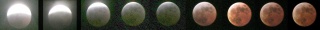 Phase d'occultation de la lune
