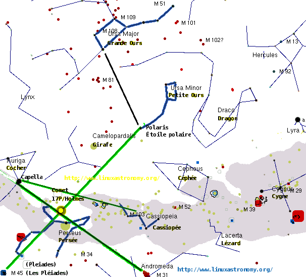 Carte celeste imprimable.