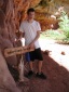 picture, Matthew at dripping springs trail in Grand Canyon of Arizona.
