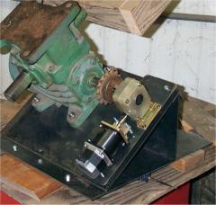 Picture of telescope fork prototype, with reductors.