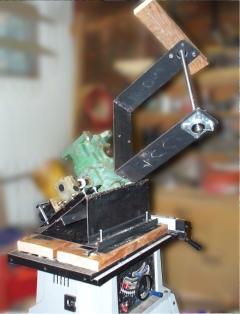 Picture of telescope fork prototype.