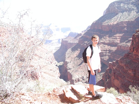 picture, little trip to the Grand Canyon of Arizona. Dripping spring trail.