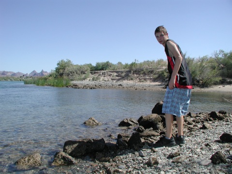 picture, little trip to the Grand Canyon of Arizona. Dripping spring trail.