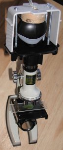 picture, Close-up, microscope and web cam.