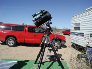 picture, telescope.