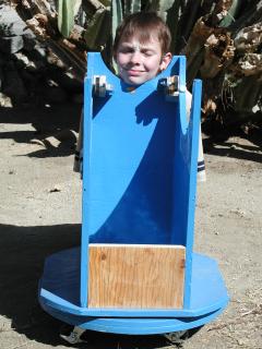 Pictures of the telescope base assembly