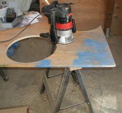 Pictures of the telescope base assembly