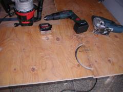 Pictures of the telescope base assembly.